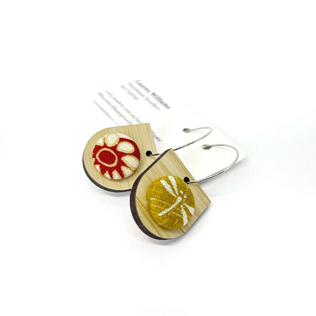 Double Sided Bamboo and Kimono Drops - DragonFly