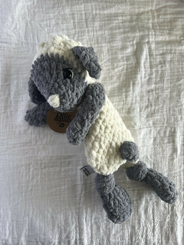 Ollie’s Lamb - Hand made baby comforter newborn gift
