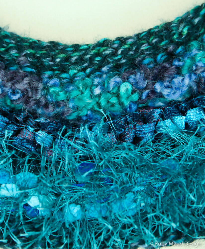 Jade Ocean Hand Knitted Cowl