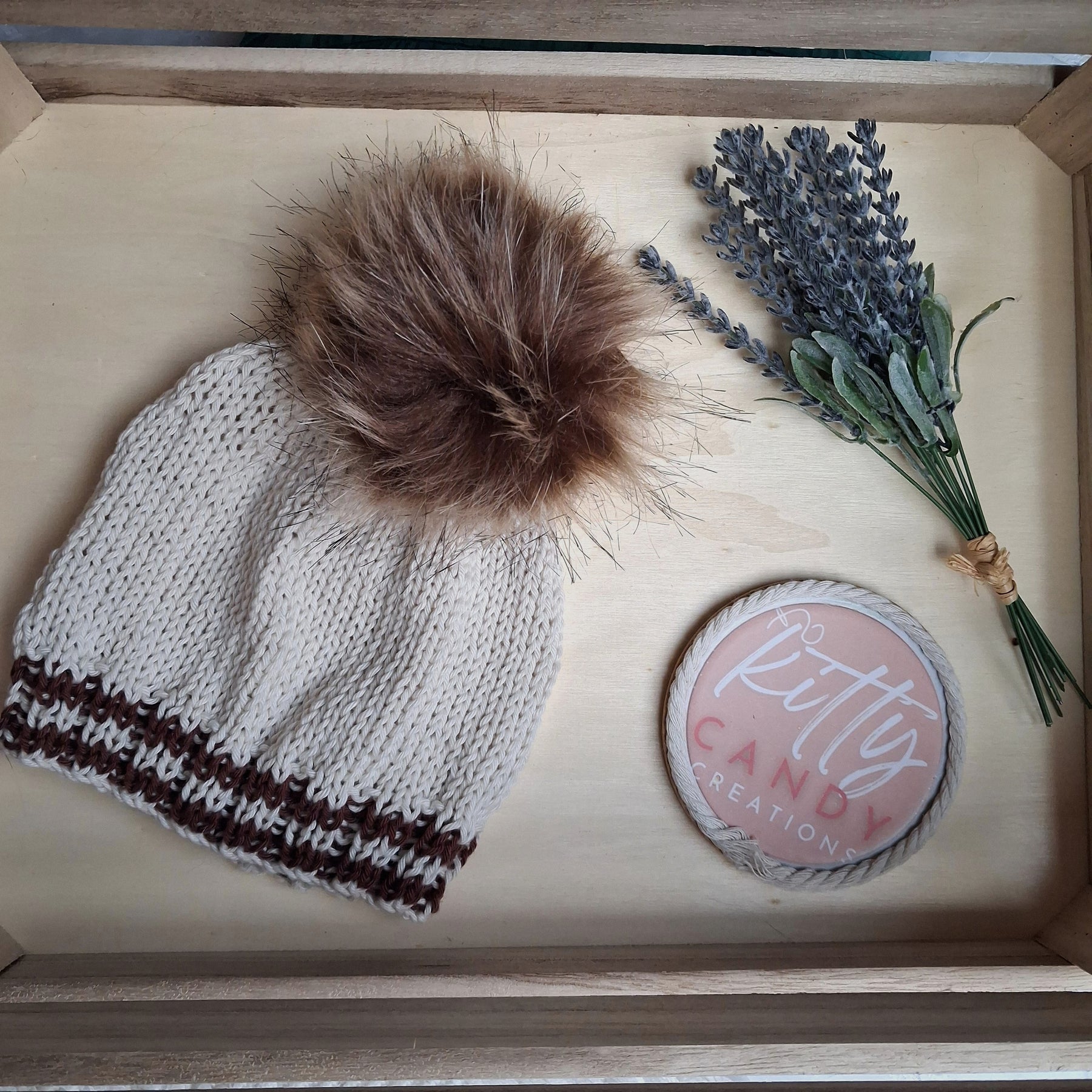 Handmade Knitted Baby Beanie - 100% Cotton (multiple colours)