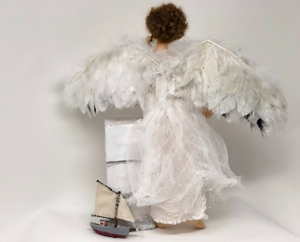 Angel of the sea Cloth Art Doll