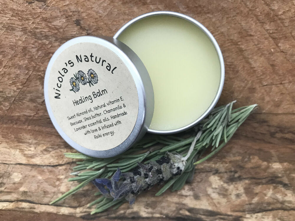 Healing Balm - Divine Lavender & Chamomile 25g tin - Go Natural