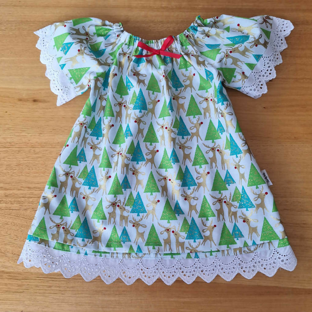 christmas dress 9 12 months Handmade Baby | Size 9-12 Size:Petite-M fall_select_30 6 Years (130cm) 68 Blush pink and raspberry