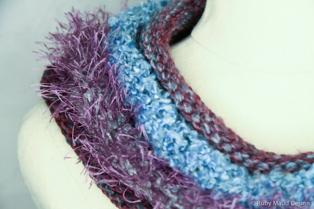 Jacaranda Avenue Hand Knitted Cowl