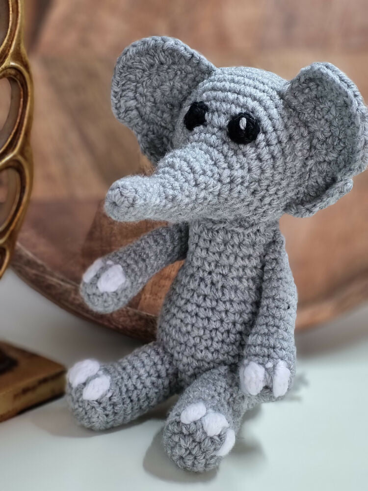 Elephant crochet toy