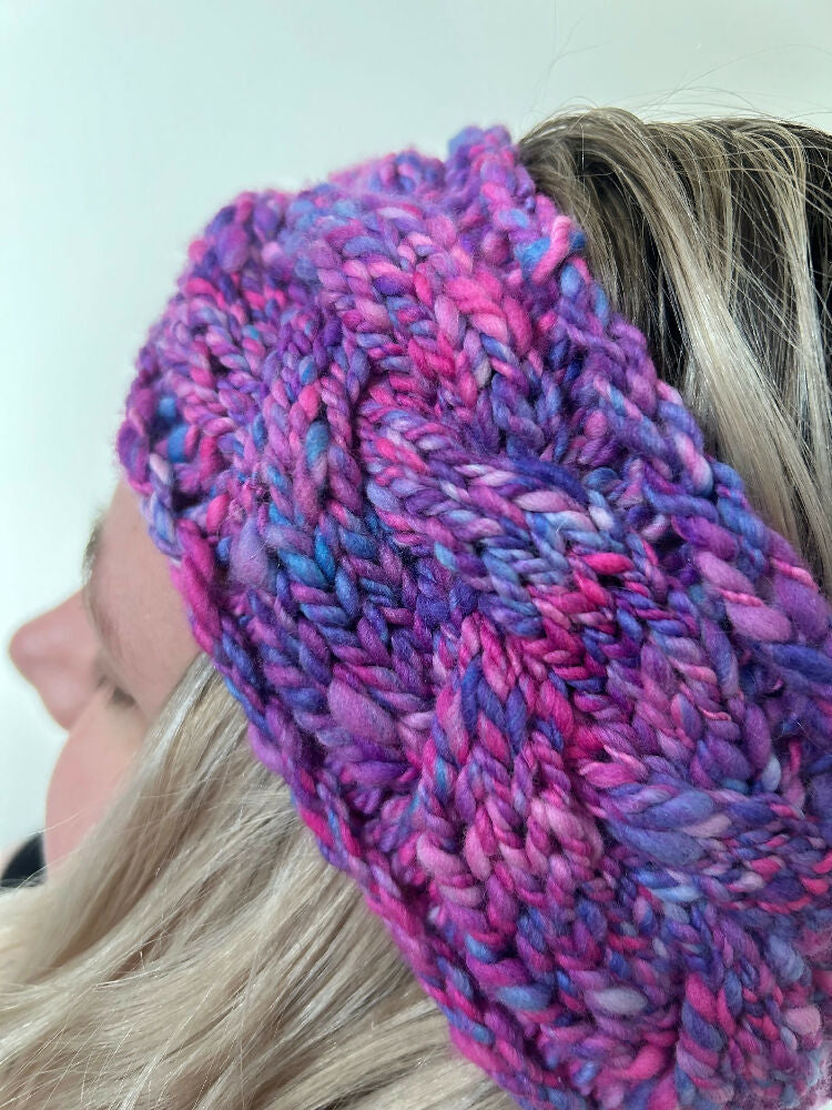 Bubblegum Rush Hand Knitted Headband