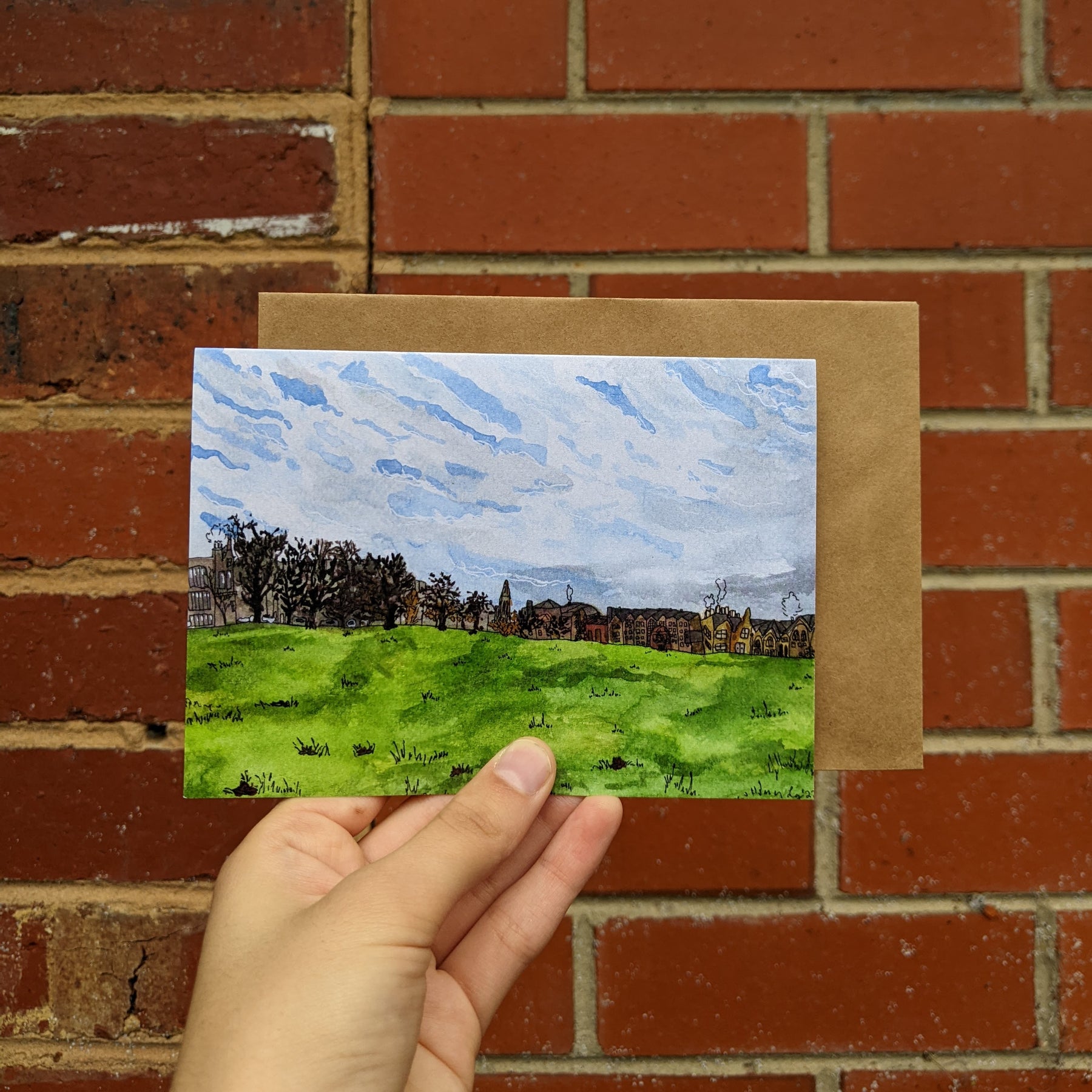 Watercolours - set of 6 greeting cards