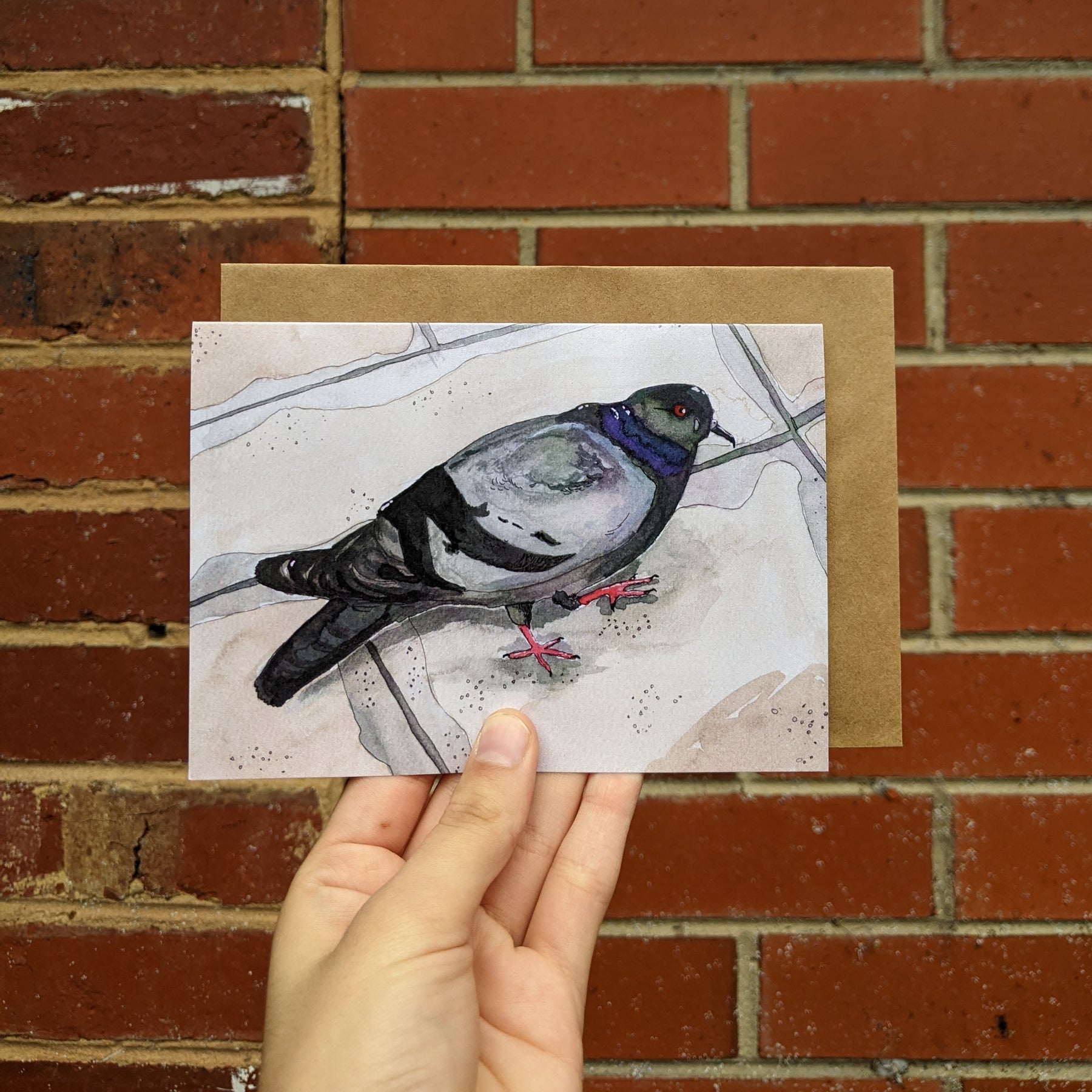 Watercolours - set of 6 greeting cards