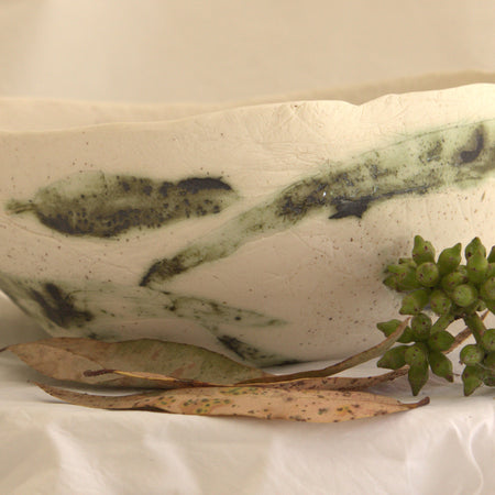 Large porcelain fruit bowl