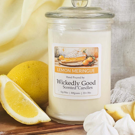 Lemon Meringue - Soy Wax Candle - Handmade in QLD
