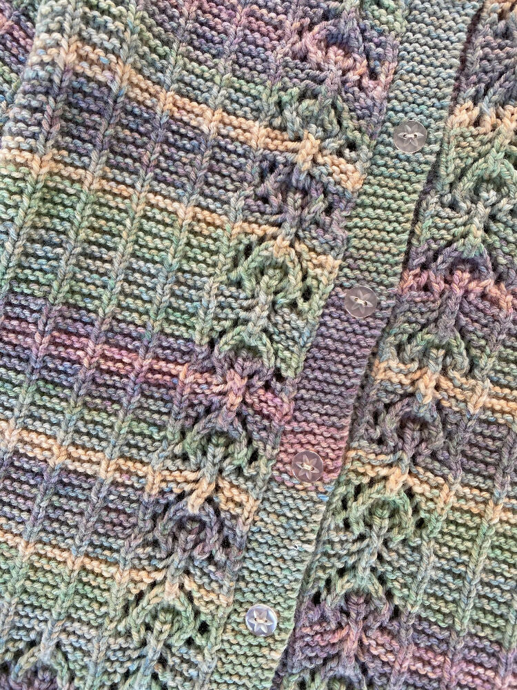 Child’s Knitted Cardigan multi coloured 6 to 7 years