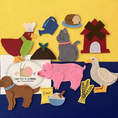 The Little Red Hen Story Felt Board Set