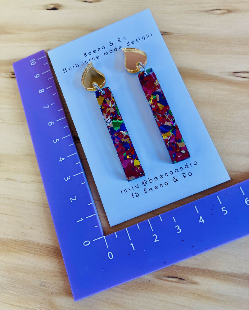 Birthday celebration earrings