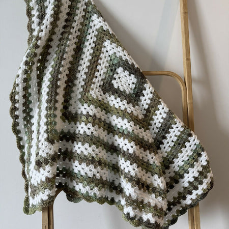 Crochet | Blanket / Throw | Various Styles | Greens