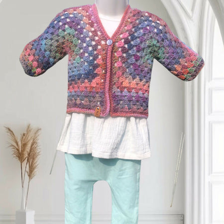 Kids Crochet Hexi Cardigans
