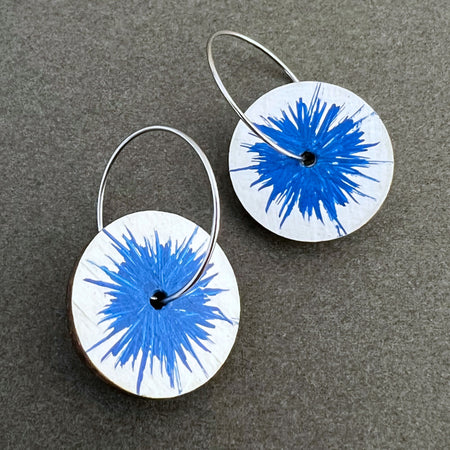 Unique Hand Painted Dangle Earrings