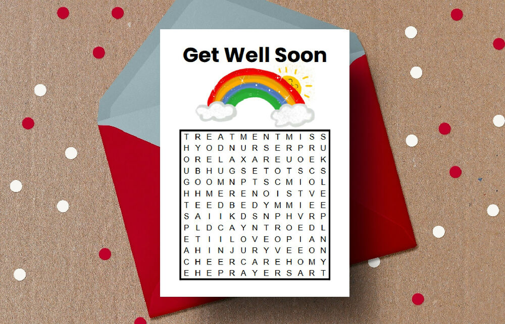 Get Well Word Search 6