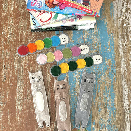 Bookmarks, cat or caterpillar