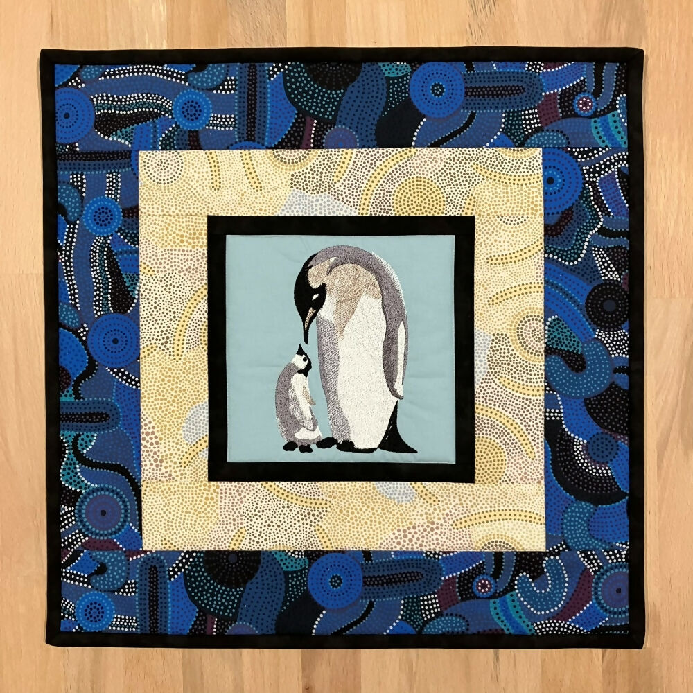 handmade Australia quilted - penguin