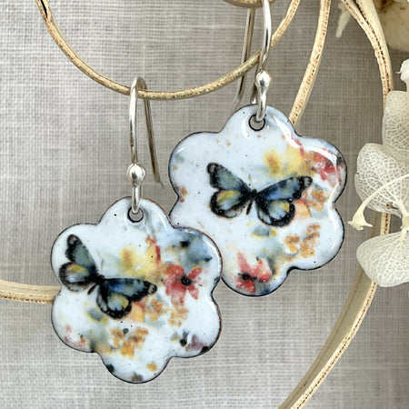 Butterfly love. Handmade earrings