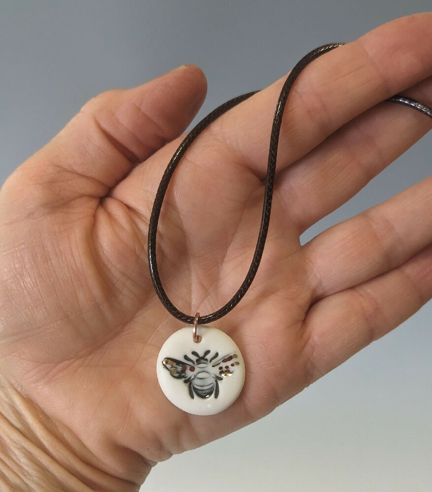 bee necklace