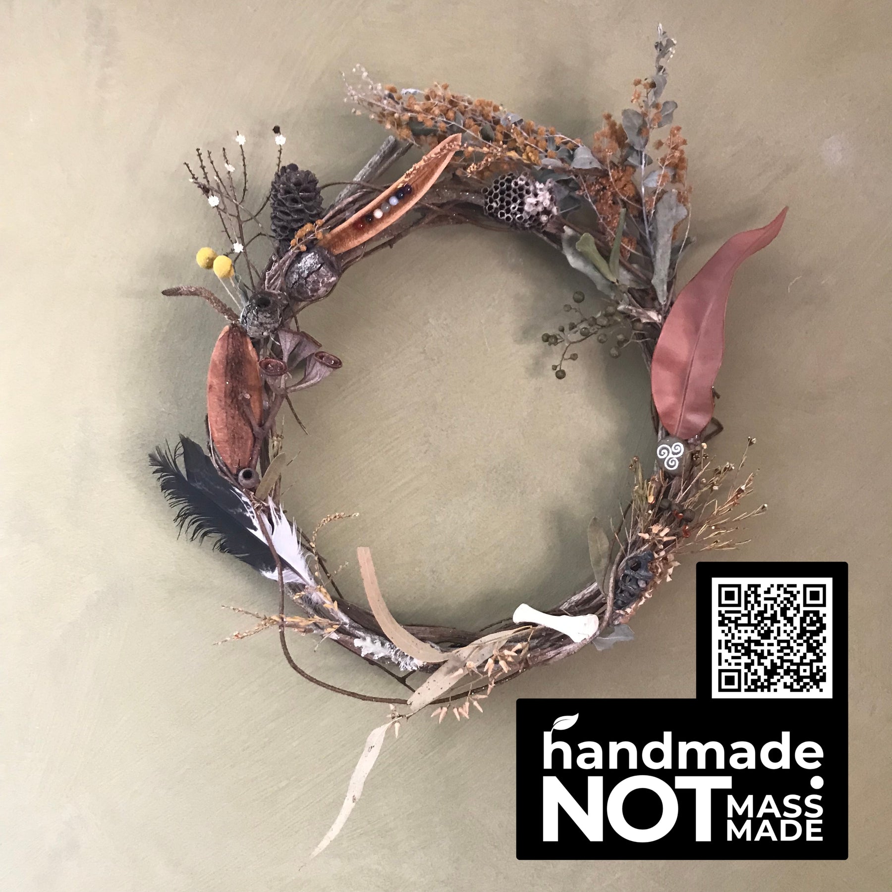 Wreath ~ "Maiden Mother Magi" (Measures 51cm x 51cm)