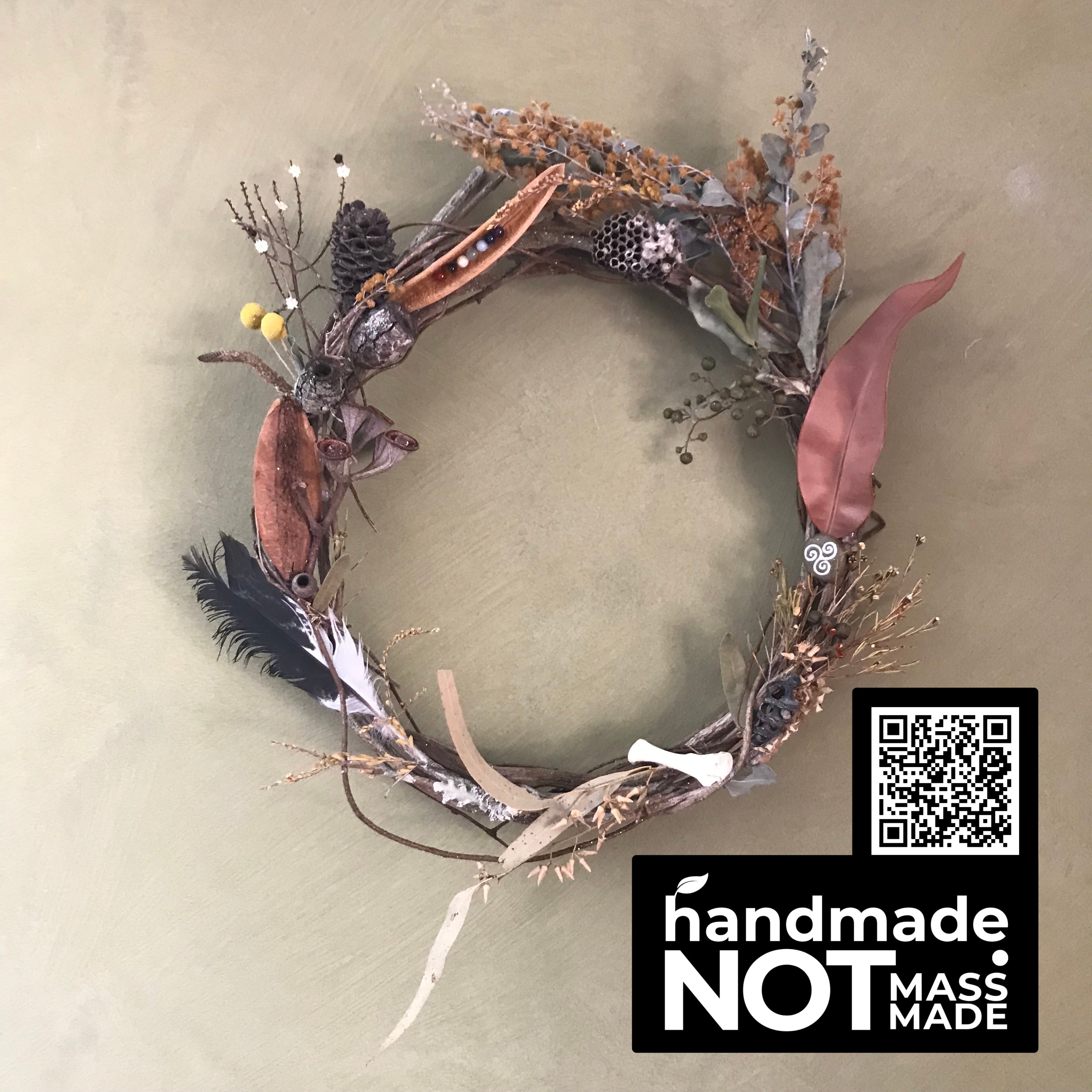 Wreath ~ "Maiden Mother Magi" (Measures 51cm x 51cm)