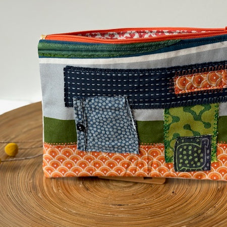 Zipper Pouch - Colourful Collage VI