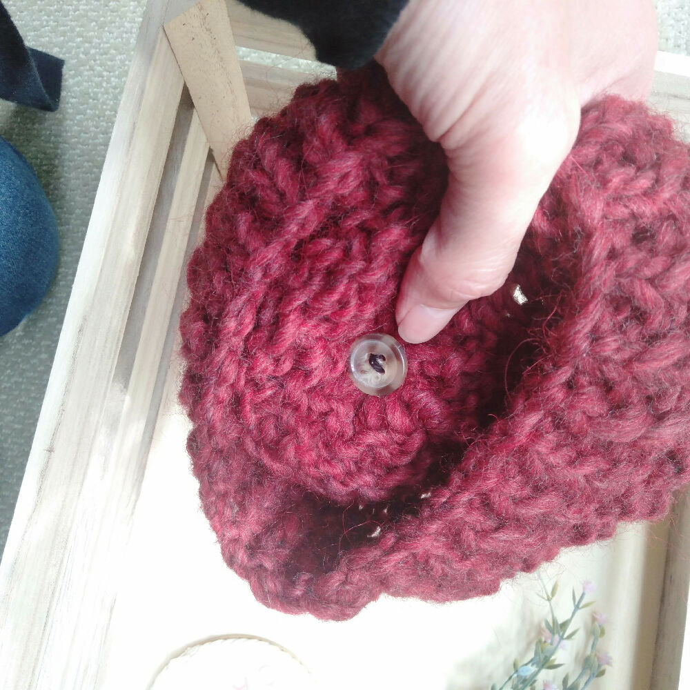 Cranberry Beanie 2