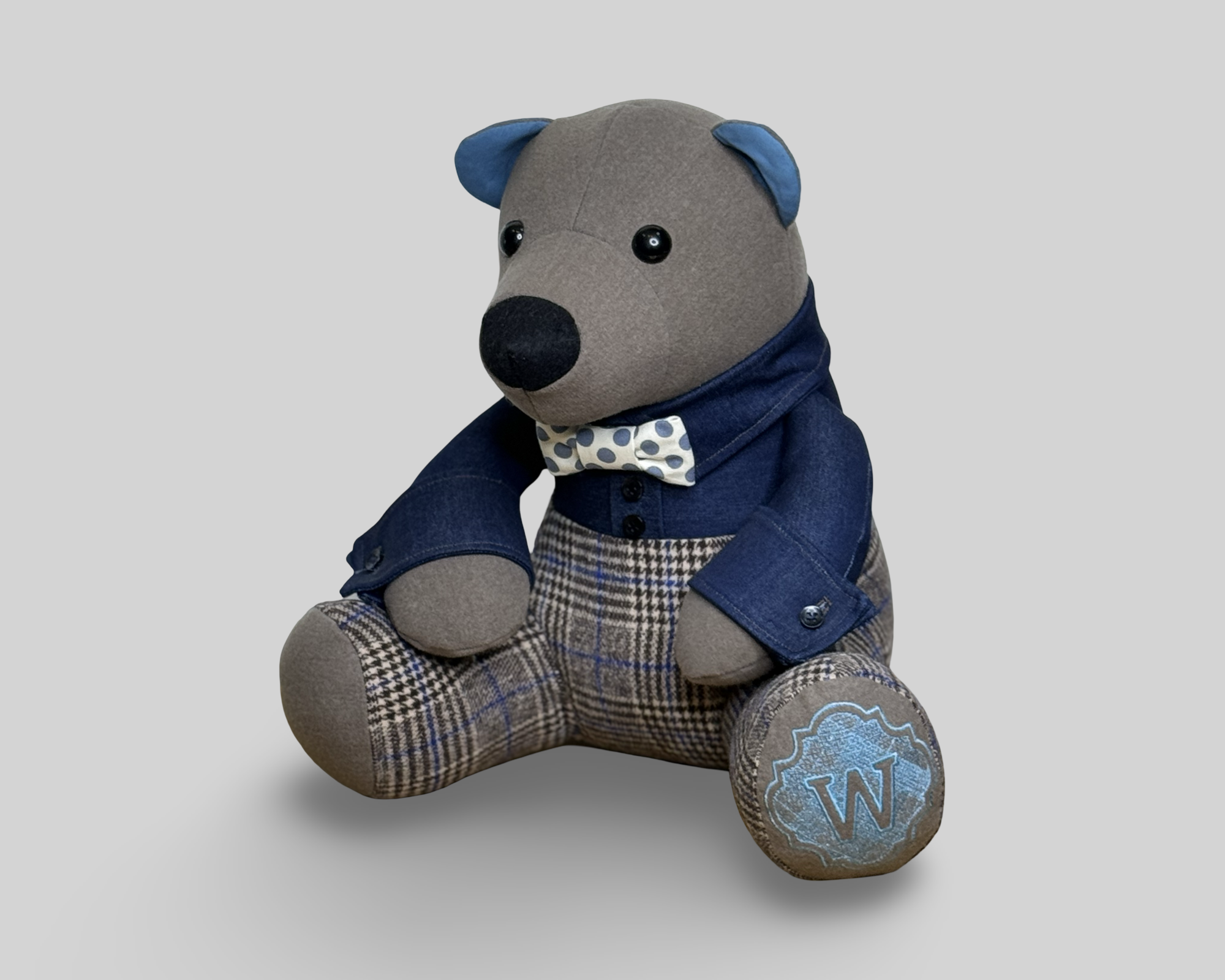Custom Memory Bear –  Keepsake Teddy from Clothing – Personalised Handmade