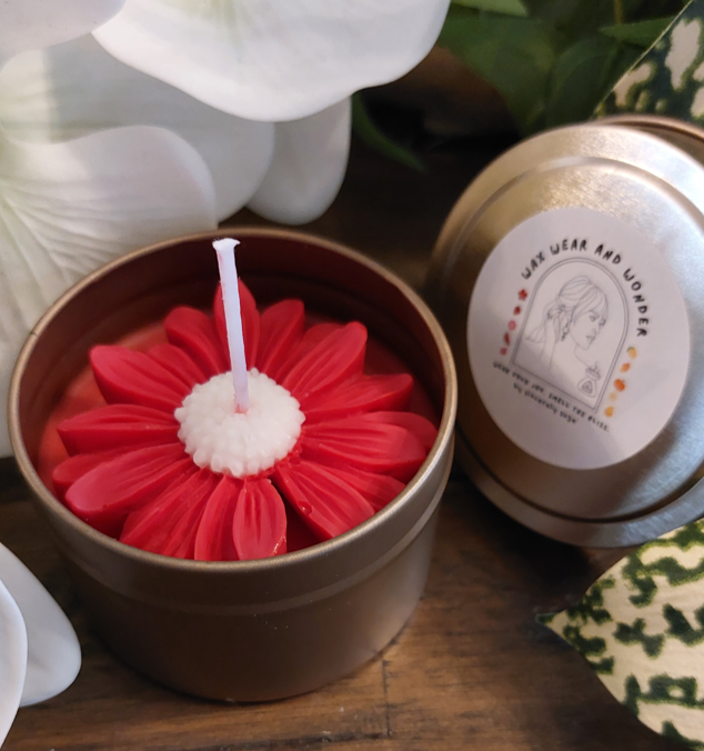 Scented Soy Candles - Daisy Glow Collection
