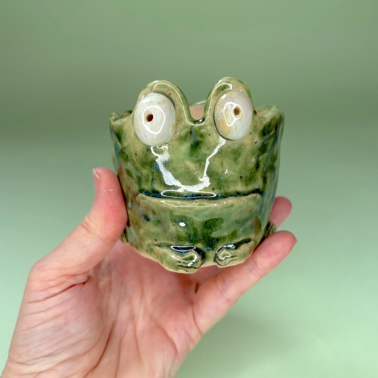 Ceramic monster pot