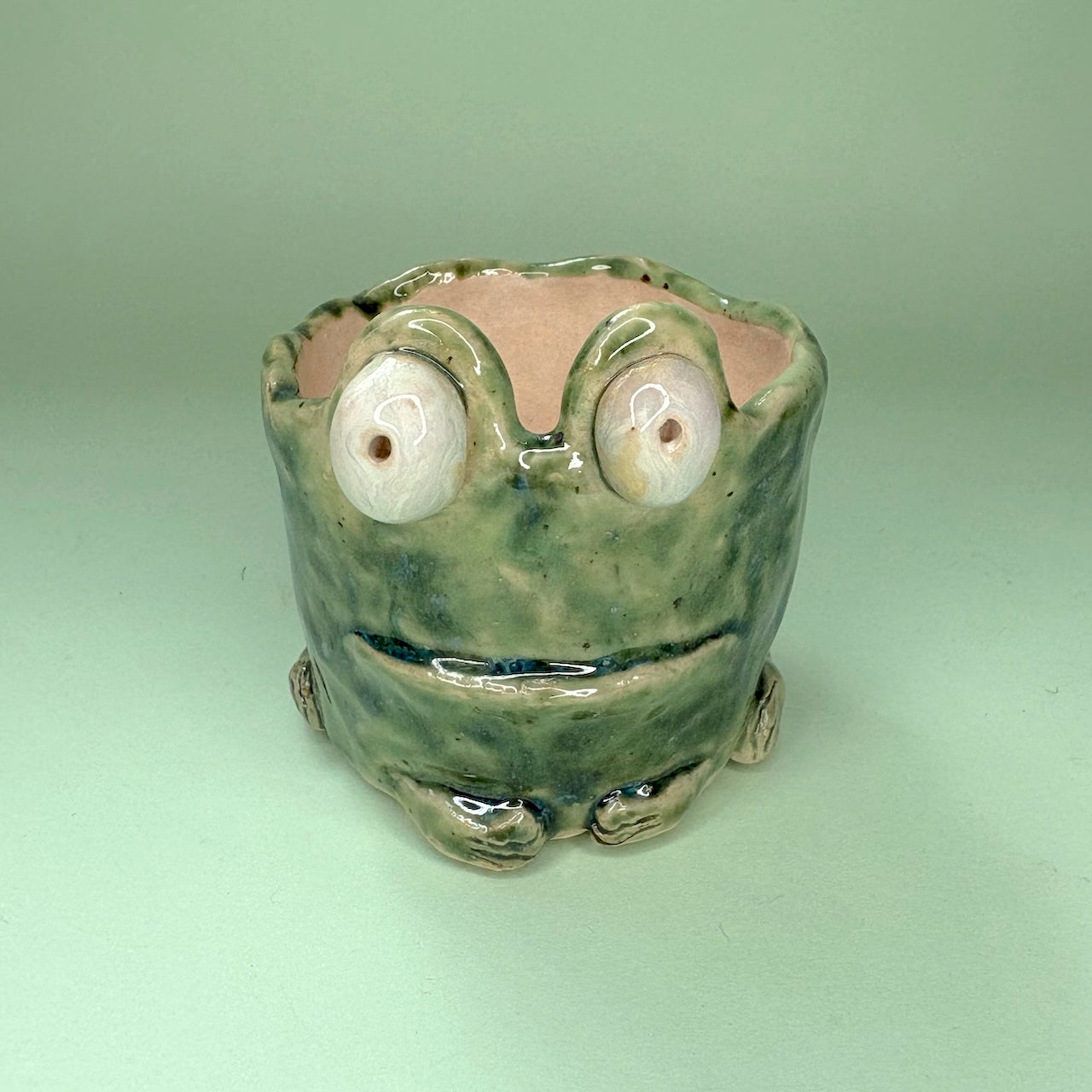 Ceramic monster pot