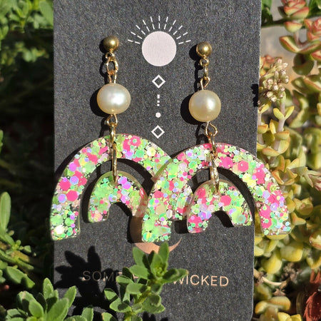 Garden Party - Double Rainbow with Pearl