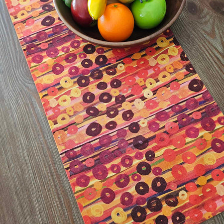 Indigenous Table Runner - My Country Circles