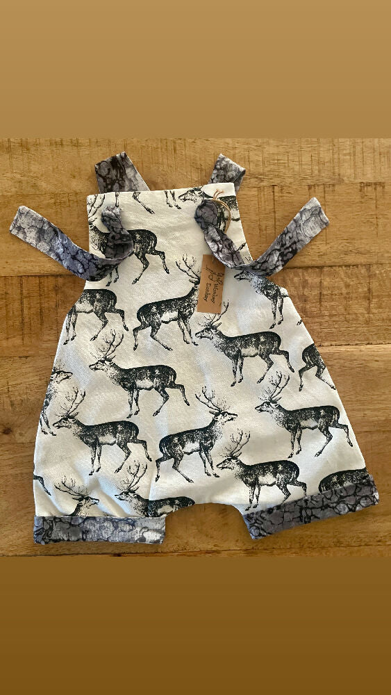 Very Deer Knot Rompers