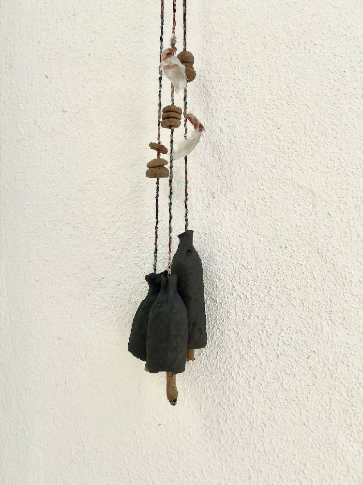 Deep Charcoal Bells (3 pieces)