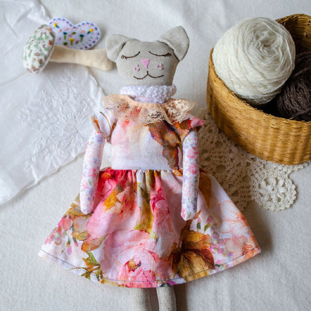 Furr-ever friend - Sally, Life of the Party Cat, One-of-a-Kind Soft Toy with a Heart Full of Laughter