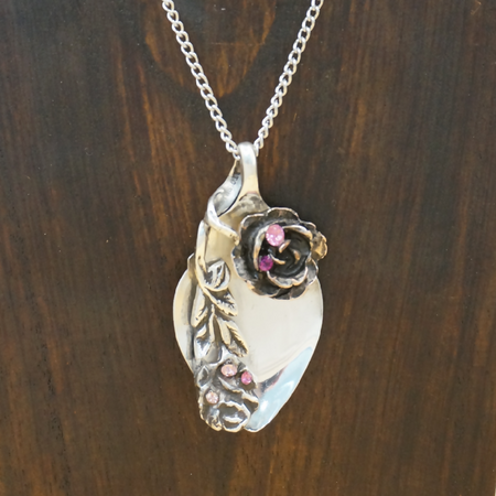 Roses - Sterling Silver Necklace