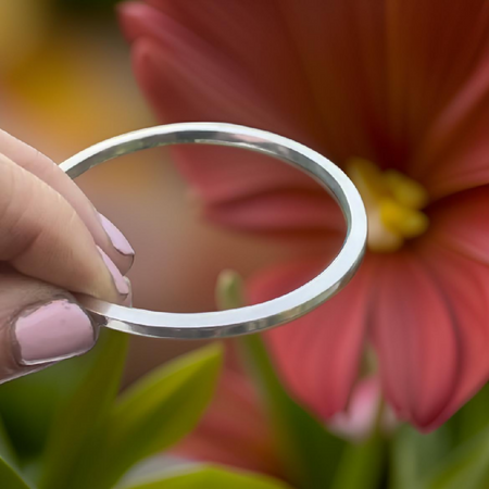 Sterling Silver ' Ellie' Bangle.