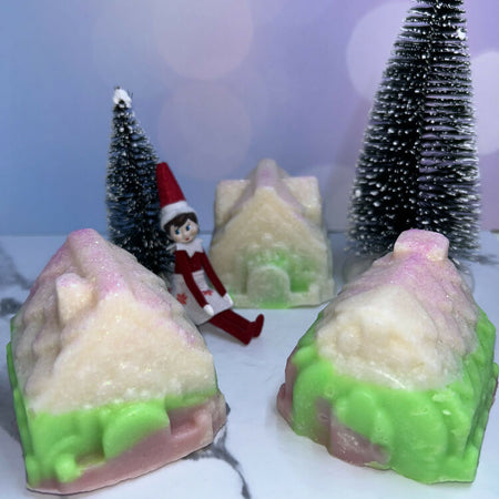 Christmas elf house soap