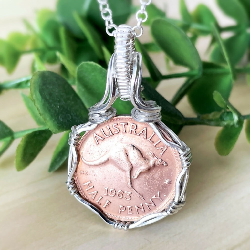 Australian Halfpenny Pendant - Choose Your Year