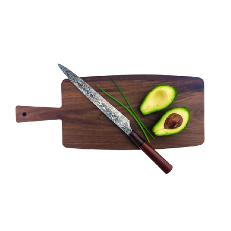 Handcrafted Large Walnut Serving Board with Handle, Serving Board, Chopping Board, Cutting Board