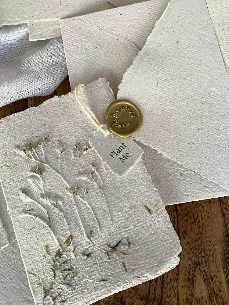 Plantable Seeded Handmade Paper Cards