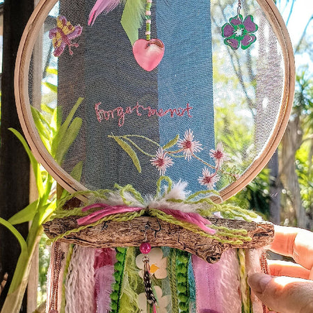 B&BL Dream Catcher Earring Holder Wall Hanging Wall Art Spring