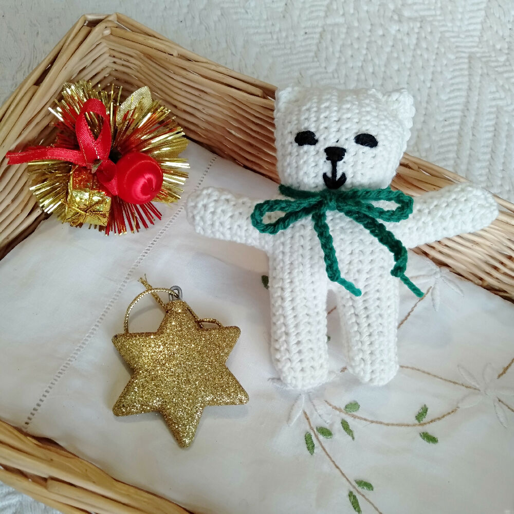 Little Crochet Teddy - Christmas & More - 100% Cotton