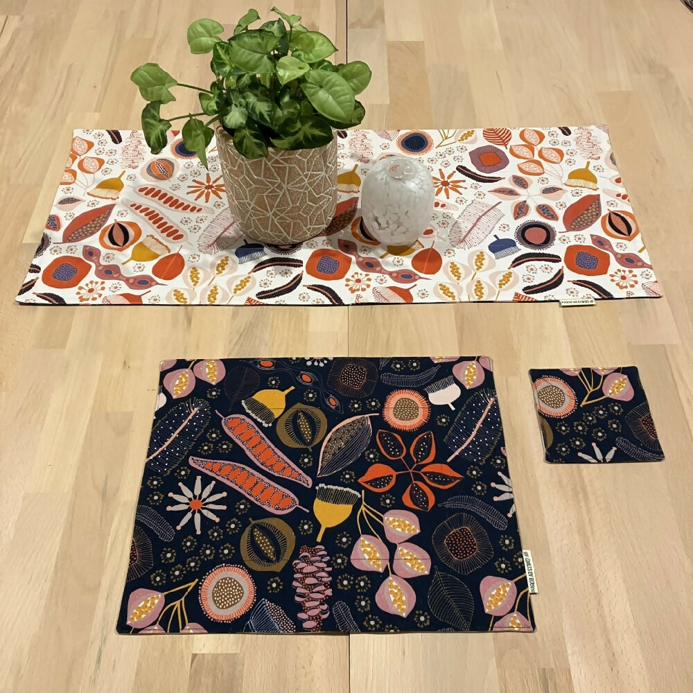 handmade australian native reversible - seed pods