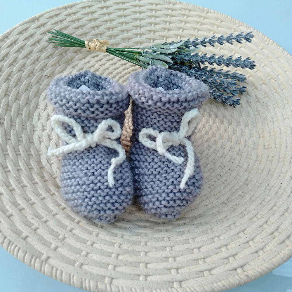 Little Booties Stone Grey