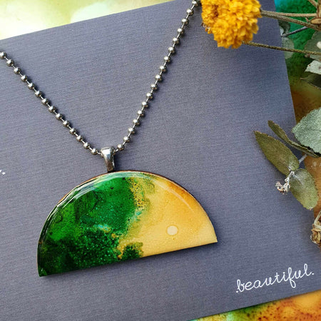 The Rainforest Collection| Resin pendant necklaces | Various