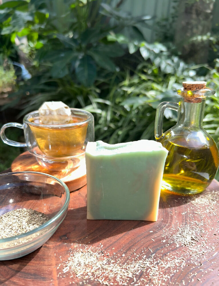 Green tea infused soap with Shea butter